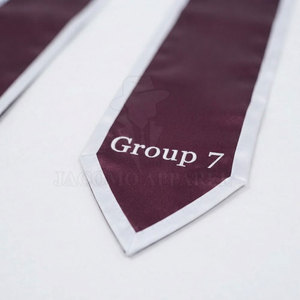 Banda de graduación personalizada para estudiantes con nombre, logotipo y año personalizados para fiestas y ceremonias de graduación de la universidad y el instituto. - Product Image 5