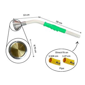 Ducha de Jardín para Plantas de Acero, Compatible con Tuberías de 1/2 y 3/4 Pulgadas, Rociador de Agua Resistente para Jardinería, Agricultura y Cuidado de Ganado - Product Image 5