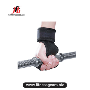 Gants de musculation JUST FITNESS GEARS - Design demi-doigts en cuir PU pour hommes, sangle de poignet réglable, légers, sportifs et rapides - Product Image 2