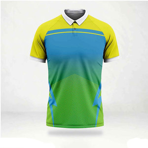 Último Diseño en Camisetas de Cricket para Hombre, Impresión Digital, Transpirables, 100% Poliéster, Color Personalizado, con Etiqueta Privada - Product Image 1