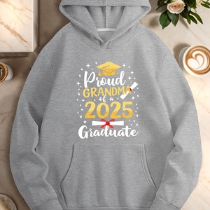 คุณยายภูมิใจใน2025เสื้อฮู้ดลำลองของผู้หญิงจบการศึกษา - Product Image 3