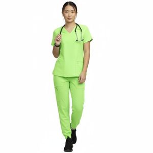 Customized Medical <b>Scrubs</b> Suit Set Comfortable Breathable <b>Nurse</b> Uniform OEM Hospital Wear Nursing <b>Scrub</b> Suits Wholesale - Product Image 3