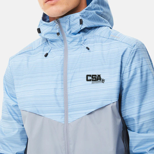 Stylish Windbreaker <b>Short</b> Set Men Breathable Activewear Running Fitness Workout Two Piece Outfit Comfortable - Product Image 2