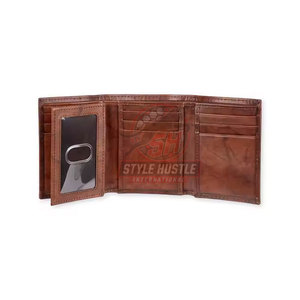 Cartera de cuero delgada para hombre de primera calidad, diseño moderno, cartera de cuero de alta calidad para hombre - Product Image 2