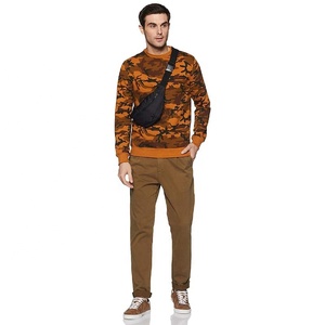 Sudaderas de manga larga con estampado de camuflaje y logotipo personalizado para hombre, ropa de calle a la moda, sudadera informal para hombre, Sudadera de cuello redondo Unisex - Product Image 4