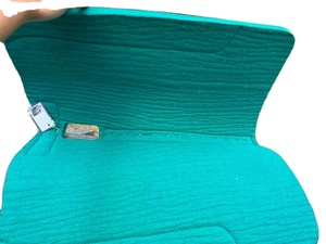 Western Saddle Pads Contour Shaped Teal <b>Felt</b> Pads Western Saddle Pads at Wholesale Price - Product Image 3