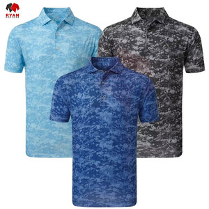 Chemises polo personnalisées Ryan Pro Gear pour hommes, style pull, avec logo personnalisé sur le panneau. - Product Image 6