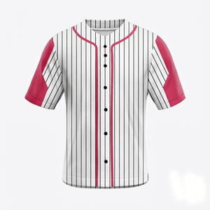 <b>Cheap</b> Price Custom Baseball Jersey With White Team Name Print Short Sleeve Moisture Wicking Polyester Men's Regular Fit Adult - Product Image 4