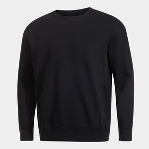 Sweat-shirt pull-over pour homme 350 g/m² avec col ras du cou et épaules tombantes, impression de logo personnalisé, sweats à capuche et pulls d'hiver vierges en gros - Product Image 2