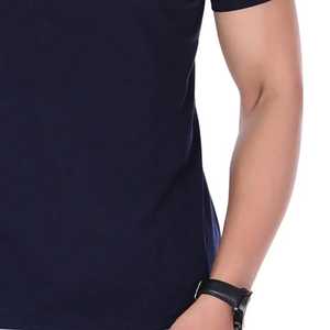 Camisetas de Hombre de Manga Corta, Cuello Redondo, Corte Regular, Color Sólido, Tejido Casual de Spandex/Poliéster, Logotipo Frontal, Transpirable, Personalizable - Product Image 4