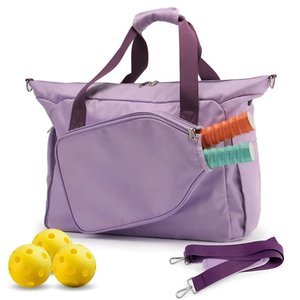 Premium <b>Pickleball</b> Tote Bag with Detachable Shoulder Strap Waterproof Nylon Paddle Carrier for Women and Men - Product Image 4