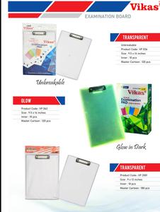 Tablette d'écriture colorée la plus vendue, 9,5x14 pouces, en plastique robuste, pour examens, bureau, école, disponible pour les écoles - Product Image 5