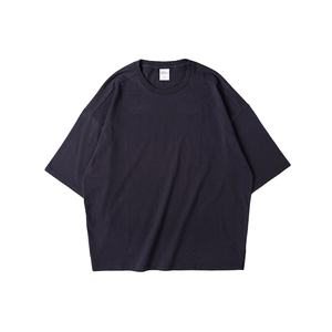 High Quality Cotton Men's T-shirts <b>Drop</b> Shoulder Short Sleeve T-shirts Streetwear Fashion Custom Men's Clothing T shirts - Product Image 1