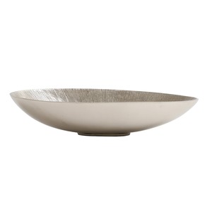 Nouveauté Bol Fait Main 21cm Design Minimaliste Finition Polie Plat de Service Intérieur Blanc - Product Image 2