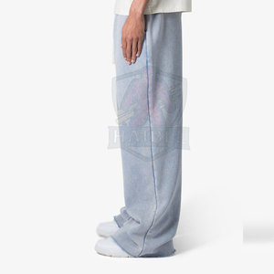 กางเกงวอร์มทรงแบ็กกี้ลำลองคุณภาพสูงแห้งเร็วเป็นมิตรกับสิ่งแวดล้อมกางเกงวิ่งแบบผูกเชือกเอวสูงแบบผูกเชือกผ่อนคลายพอดีตัว - Product Image 2