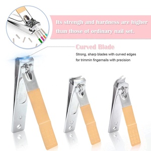 High Quality Professional 3 PCS Stainless Steel Baby Nail Care Kit 3-in-1 Nail Clipper Durable Manicure <b>Pedicure</b> <b>Set</b> - Product Image 2