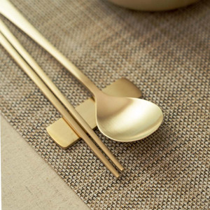 NOBBAN Anseong-matchum Bangja Yugi Juego de Cucharas y Palillos de Latón Reutilizables, Desechables, Sostenibles, Forjados a Mano, Herencia Coreana Real - Product Image 5