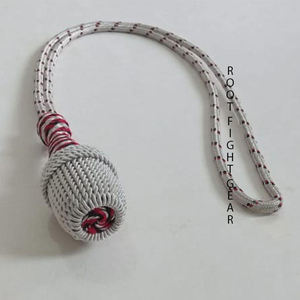 Fabriqué à la main épée noeud blanc fil de lingot cordon Fine gland conception pour équipement de défense personnelle Regalia Performances Cosplay - Product Image 2