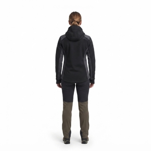 Veste Softshell Technique pour Femme 380GSM Doublée Polaire Manteau Alpin Personnalisable OEM Logo Imperméable Vêtement d'Extérieur - Product Image 2