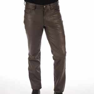 Pantalons en cuir pour hommes personnalisés les plus vendus, pantalons de moto en cuir coupe-vent de haute qualité, nouveau design - Product Image 1