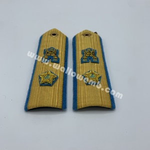 Épaulettes personnalisées de Premier Amiral du Brunei, brodées en or, insignes de grade pour uniforme d'officier de la RBN - Product Image 5