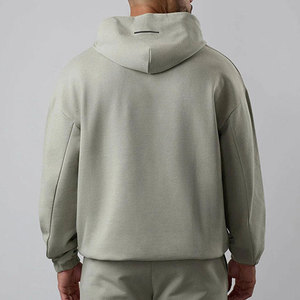 Ensemble de survêtement homme tendance avec sweat à capuche zippé et pantalon slim pour tenue décontractée et sportive, respirant et élégant - Product Image 3