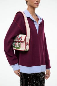 Bolso Bandolera de Algodón Hecho a Mano de Diseño Bohemio Indio para Mujer, Pequeño Monedero con Cuentas, Bolso de Noche para Compras - Product Image 3