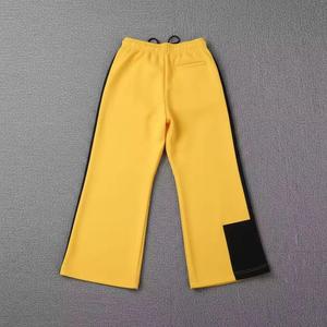 Nuevos Pantalones Baggy de Moda, Estilo Urbano Personalizado, Pantalones Deportivos Desgastados, Felpa Francesa, Bajo sin Rematar, Algodón, Pantalones Baggy Negros Oversize - Product Image 2