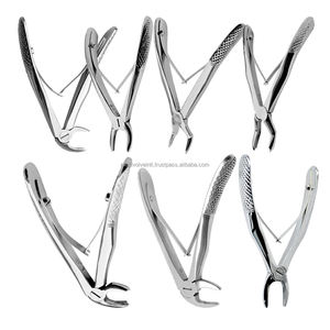 Ensemble de 7 forceps d'extraction dentaire pédiatrique de haute qualité en acier inoxydable allemand, manuels, durables, instruments chirurgicaux CE ISO OEM - Product Image 6
