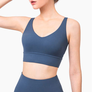 Factory Rate Breathable Sports Bra Quick Dry Eco-Friendly Reversible Front Outdoor Activewear Running Yoga Bra for Women - Product Image 5