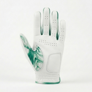 ถุงมือกอล์ฟพรีเมียมอินโดนีเซีย หนังคาเบรตต้า สำหรับมือซ้าย มีช่องสำหรับนิ้ว สัมผัสนุ่ม ผลิตโดยโรงงาน OEM ODM - Product Image 3