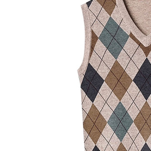 <b>Men's</b> Rib Knit <b>Sweater</b> Premium <b>Wool</b>/Polyester Breathable Quick Dry Long Sleeve Casual Fashion Top Autumn Winter Collection Front - Product Image 3