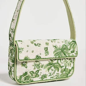 Bolso de Mano Artesanal de Lujo Tradicional Indio con Cuentas de Vidrio y Asa de Baguette, Multicolor, Casual, Duradero, Bolso Tote Artesanal Promocional - Product Image 3