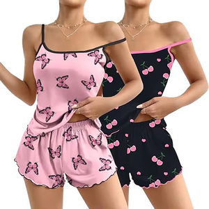 New Summer Women's <b>Set</b> Above Knee Solid Color Casual Sports High Elastic Waistband Tank Top And Shorts <b>Set</b> For Women's - Product Image 1
