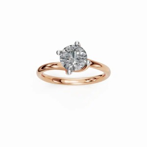 Bague Statement en Moissanite, Argent Sterling Plaqué Rhodium, Bijou de Luxe Audacieux pour Homme avec Coupe Brillante Centrale - Product Image 1