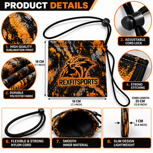 Funda Protectora para Barril de Paintball Personalizada REXFIT SPORTS, Venta al por Mayor, Logotipo del Equipo Sublimado, Duradera, para Deportes al Aire Libre - Product Image 3