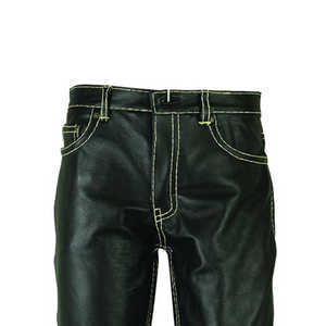 Casual Wear <b>Men</b> Leather Pants Custom Design Printed Logo Lightweight With Low Price Leather Pant - Product Image 6