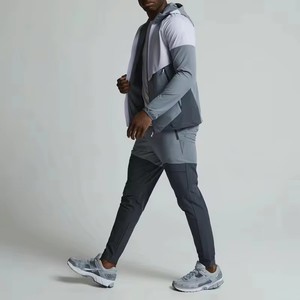 Conjuntos Deportivos de Invierno para Hombre, Chaqueta Cortavientos y Pantalones, Cierre Elástico, Secado Rápido, Colores Personalizables - Product Image 6