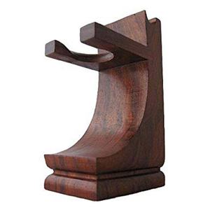 Support de rasoir et de brosse à raser de qualité supérieure en bois, fabriqué par Life Care Instruments - Product Image 1