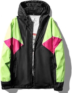 Custom New Design Windbreaker Jacket Waterproof Men Casual Sport Full Zipper Hooded <b>Wind</b> <b>Breaker</b> Jacket - Product Image 1