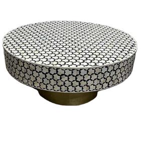 Table basse en nacre de style antique moderne Meubles décoratifs faits à la main pour les projets d'intérieur de maisons et villas de luxe - Product Image 1