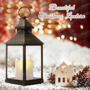 Farol Metálico Decorativo para Interiores, Acento para el Hogar que Brinda una Luminosidad Sutil para el Ambiente Nocturno, Venta al por Mayor - Product Image 5