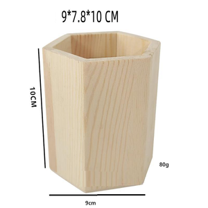 Porte-stylo en pin personnalisé avec logo, créatif, en bois de pin, pratique, cadeau de remise de diplôme - Product Image 6