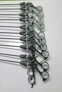 Pinzas y Tijeras Laparoscópicas Reutilizables de Acero Inoxidable de 5 mm, Juego de 10 Instrumentos Quirúrgicos de Endoscopia Autoclavables - Product Image 6