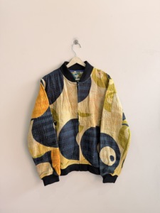 Casual Handmade Indian Vintage Kantha Boho Zipper <b>Jacket</b> Breathable Windproof Eco-Friendly V-neck - Product Image 3
