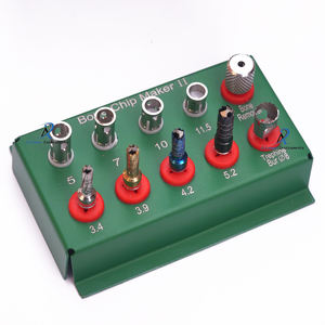 Broyeur manuel de cartilages dentaires 2 en 1 avec butée, collecteur d'os pour implants, broyeur chirurgical en acier inoxydable autoclavable - Product Image 2