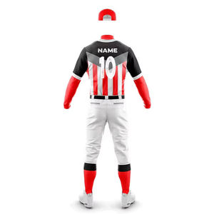 Uniforme de Béisbol de Verano, Suministro Directo de Fábrica, Precio al por Mayor, Ropa de Equipo Cómoda, Ligera, Transpirable y Ecológica para Adultos - Product Image 3