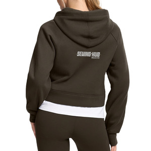 Sewing Hub Sudadera con Capucha para Mujer de Punto, Diseño Personalizado, Estilo Urbano Casual, Hombro Caído, Transpirable y Ecológica, a Bajo Precio - Product Image 2