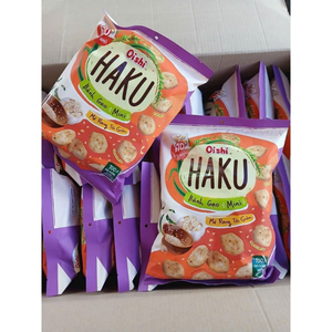 Gâteaux de riz grillés HaKu en gros, saveur mini sésame et ail séché, 138g, collation croustillante au sésame et à l'ail, prix compétitif - Product Image 3