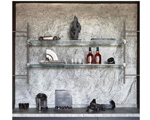 Revestimiento de Piedra de Pizarra Gris Plateado 100% Natural, Bloque de Resina Exterior Normal de 1-3 mm, Resistente al Agua y al Fuego con Acabado de Superficie Natural - Product Image 1